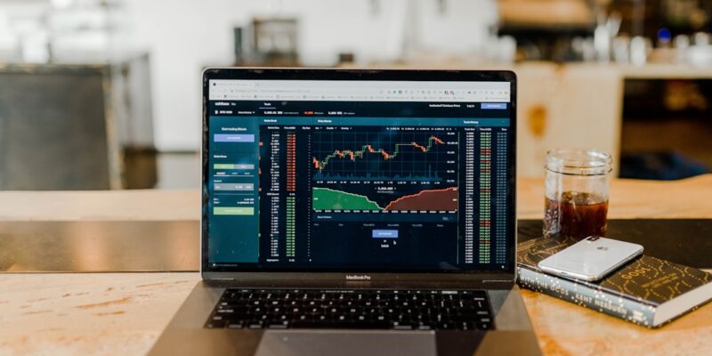 Photo stock market trading