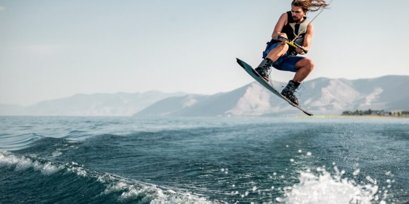 Photo Jumping athlete