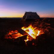 Photo Tent, Campfire