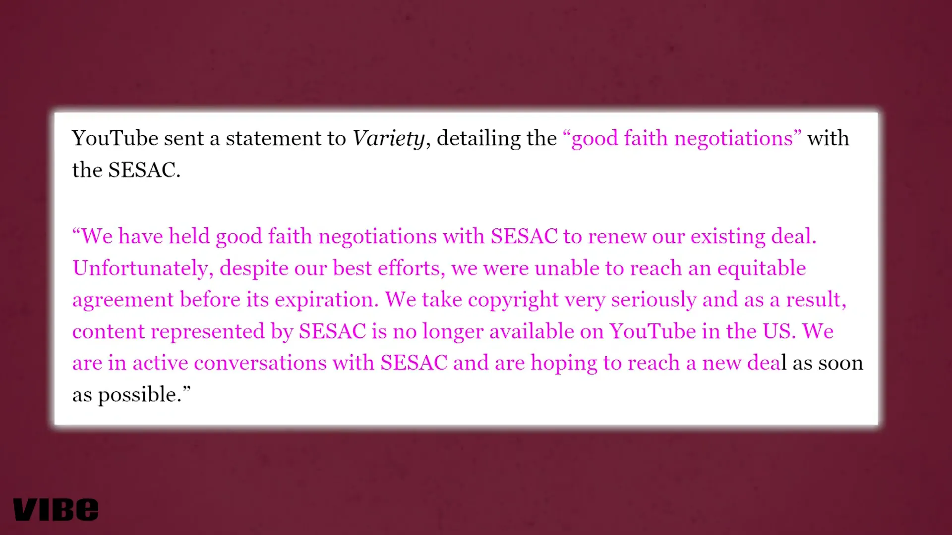 YouTube takedown notice for J. Cole's music video