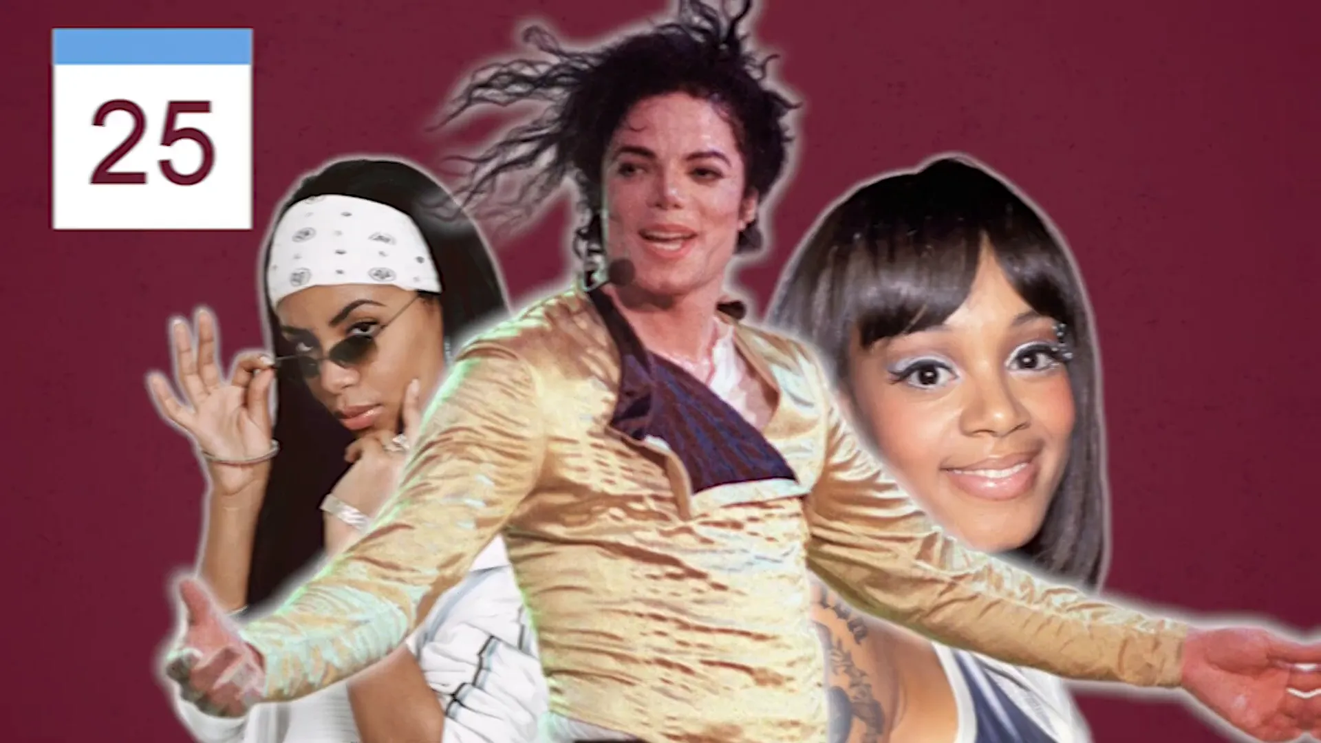 Dates of death for Aaliyah, Left Eye, and Michael Jackson