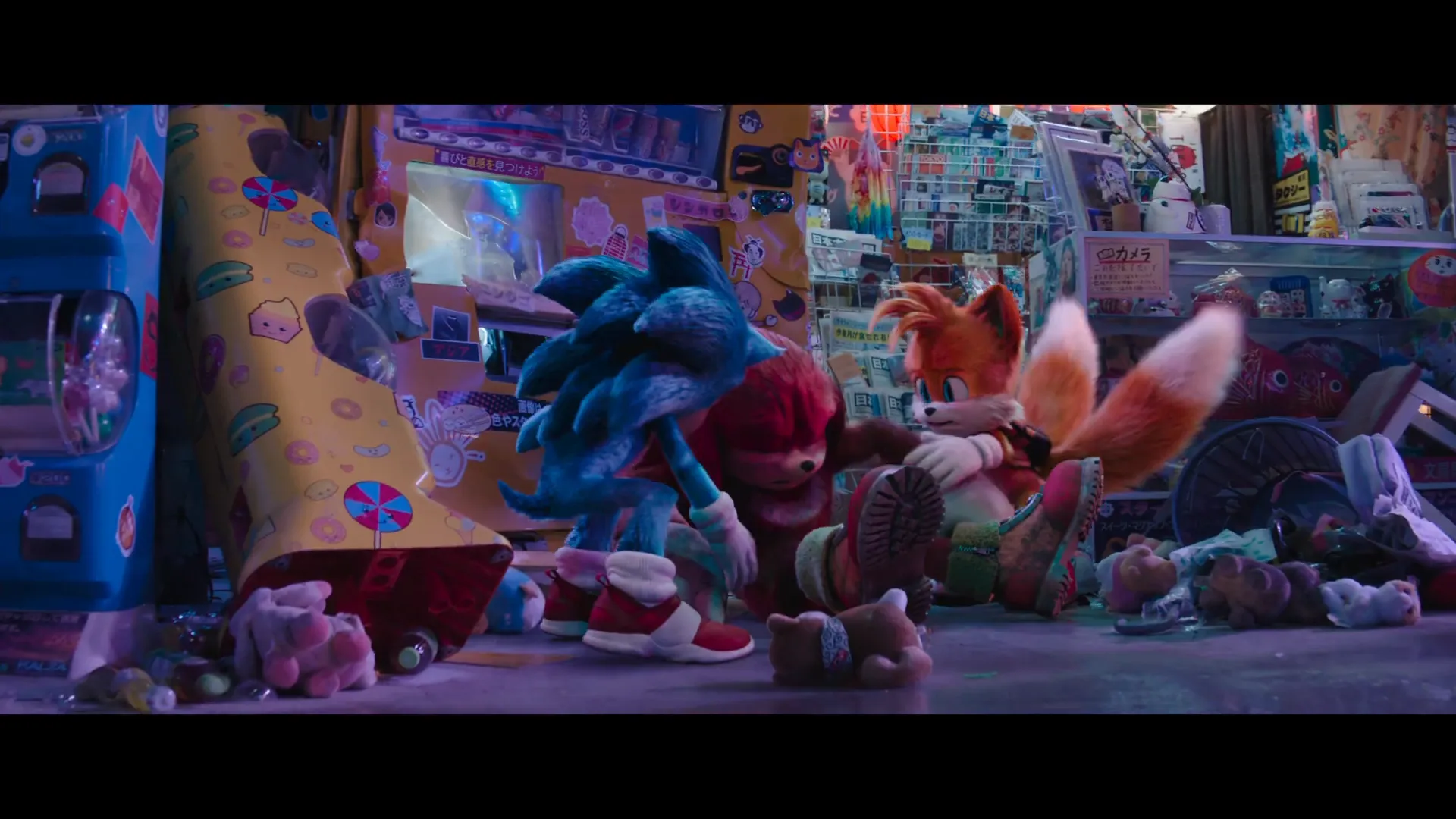 Sonic respects the new hedgehog's power