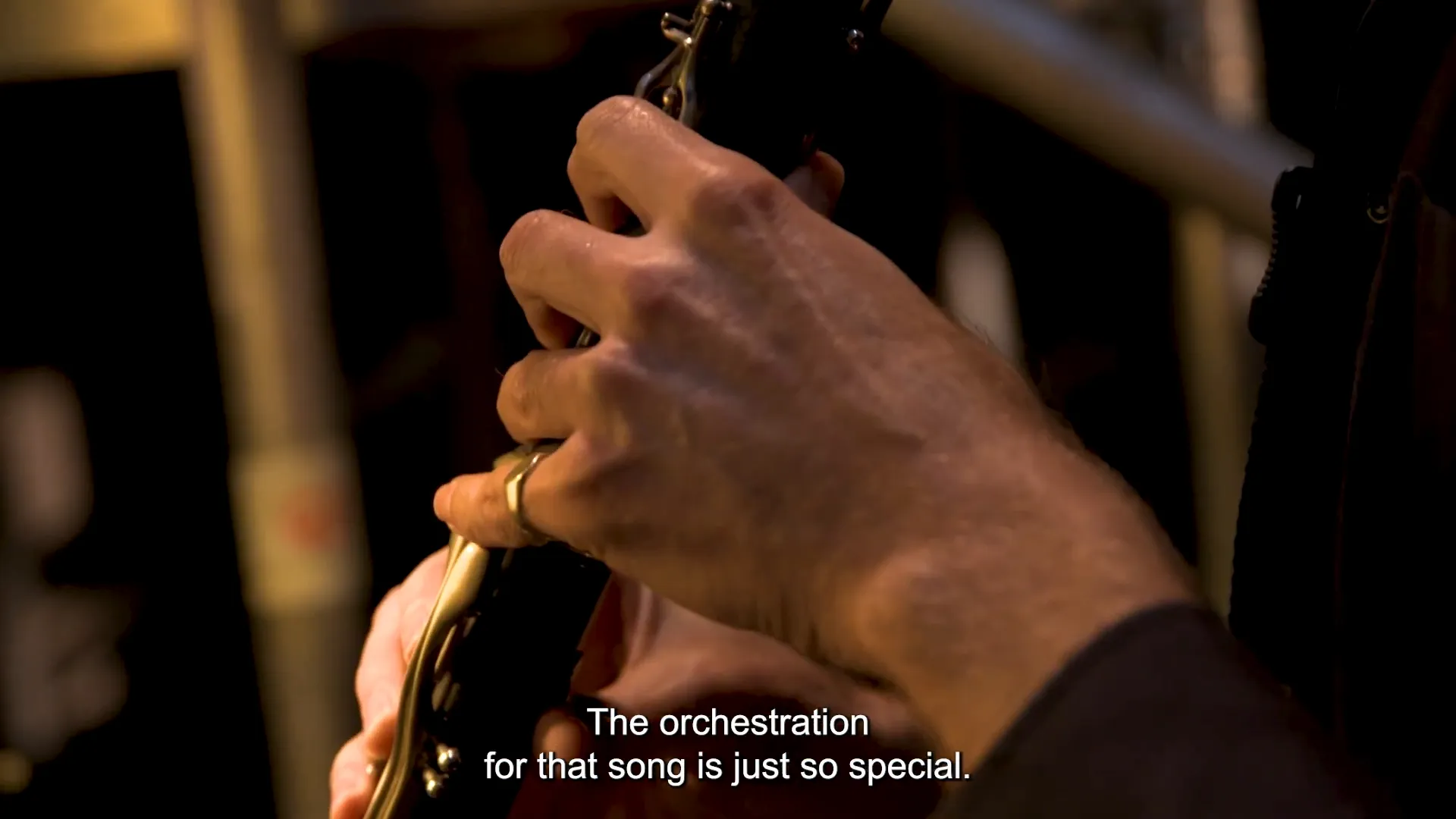 Orchestration elements in the song