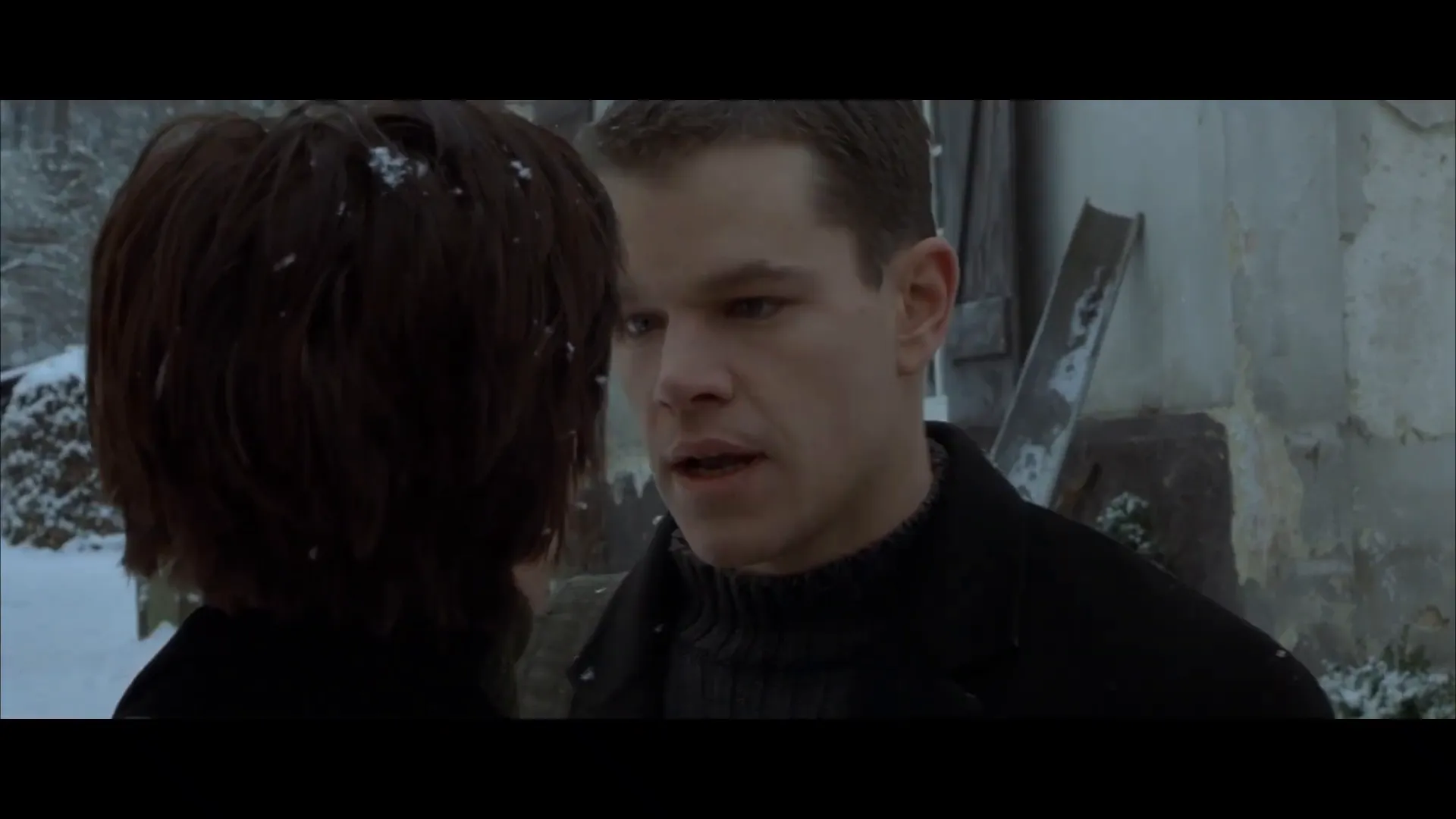 Jason Bourne contemplating the risks to his loved ones